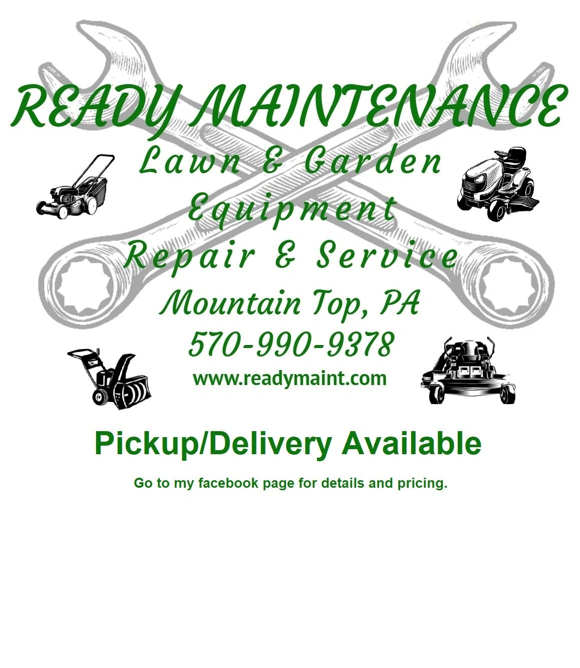 Ready Maintenance Lawn Mower Repair Small Engine Repair
